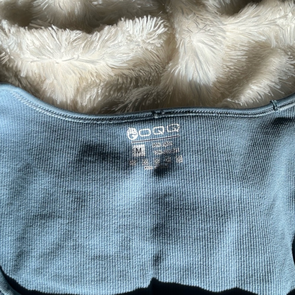 Teal Ribbed Bodysuit - Picture 4 of 5